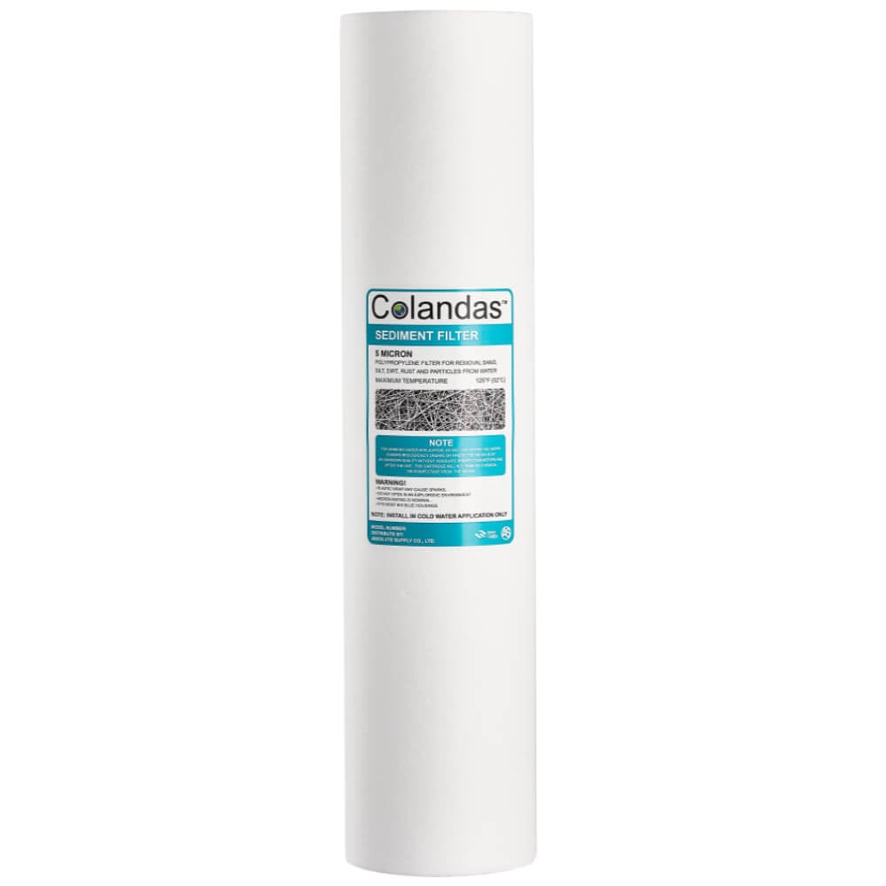 ไส้กรอง PP 5 MICRON COLANDAS BIG BLUE รุ่น PPBB20 ขนาด 20 นิ้ว เส้นผ่านศูนย์กลาง 4.5 นิ้ว 
